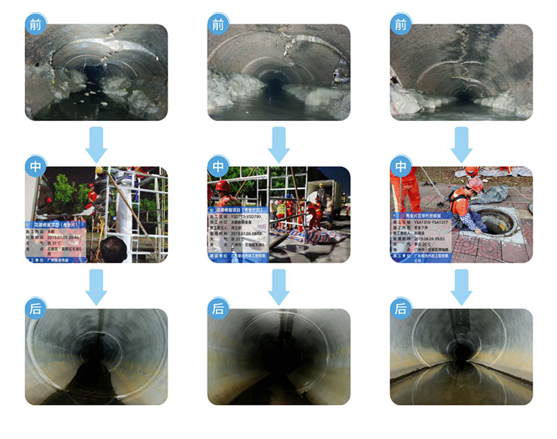 CIPP翻轉內襯修復技術施工